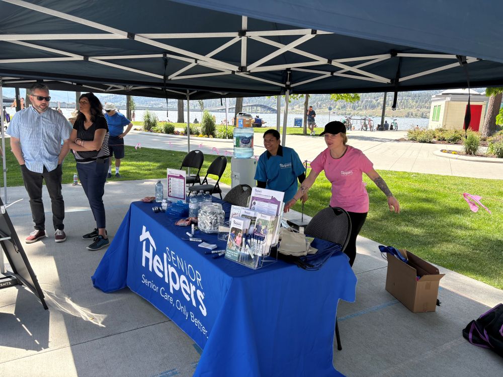 Lisa and Juley getting warmed up and ready to walk for a cause! Kicking off the Alzheimer’s Walk with energy, smiles, and a whole lot of heart.